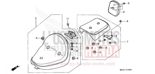 SITZ (VT1100CS/CT) VT1100CS de 1995